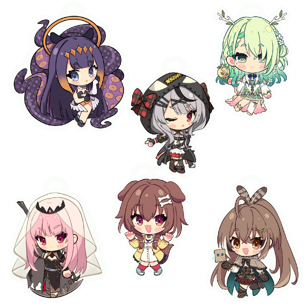 [Pre-Or] Phone Charms: Holo