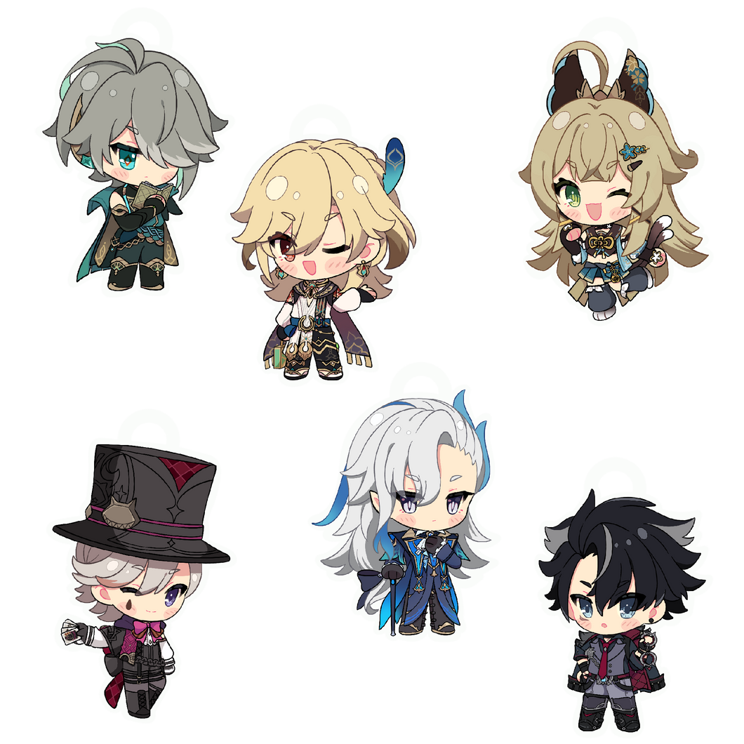 [Pre-Or] Phone Charms: Genshin
