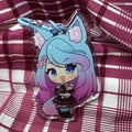SILVER VALE [VTUBER] KEYCHAIN