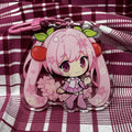 MIKU [SAKURA] [VOCOLOID] KEYCHAIN