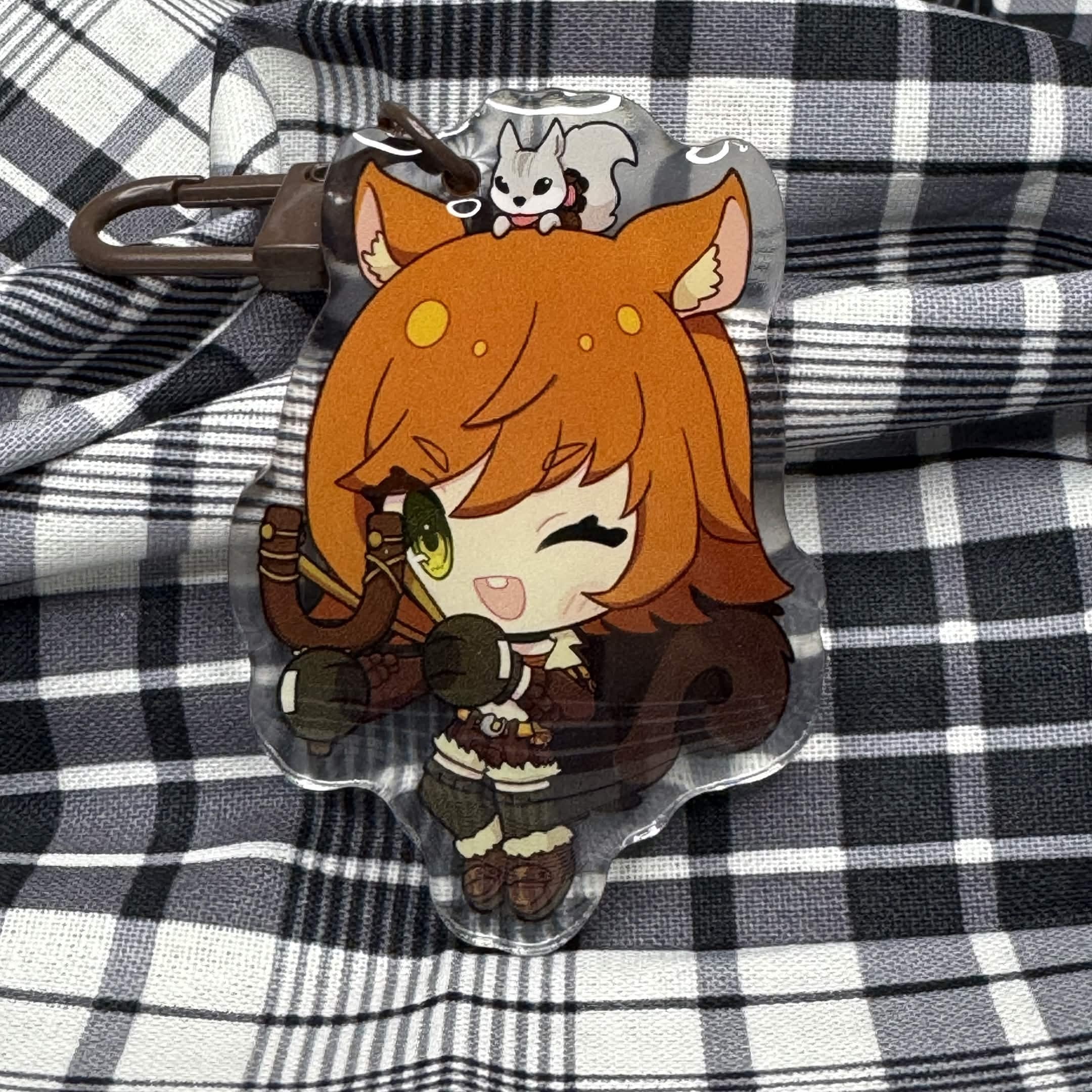SQUIRL GIRL [RIVALS] KEYCHAIN