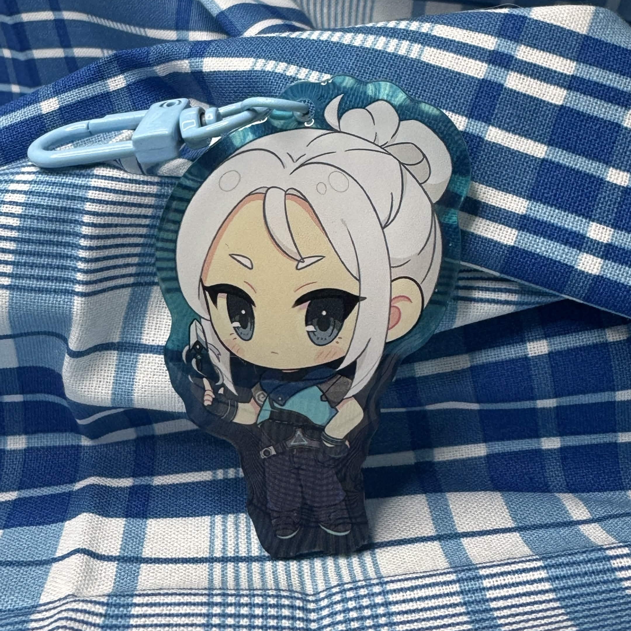 JETT [DUELIST] [VALORANTING] KEYCHAIN