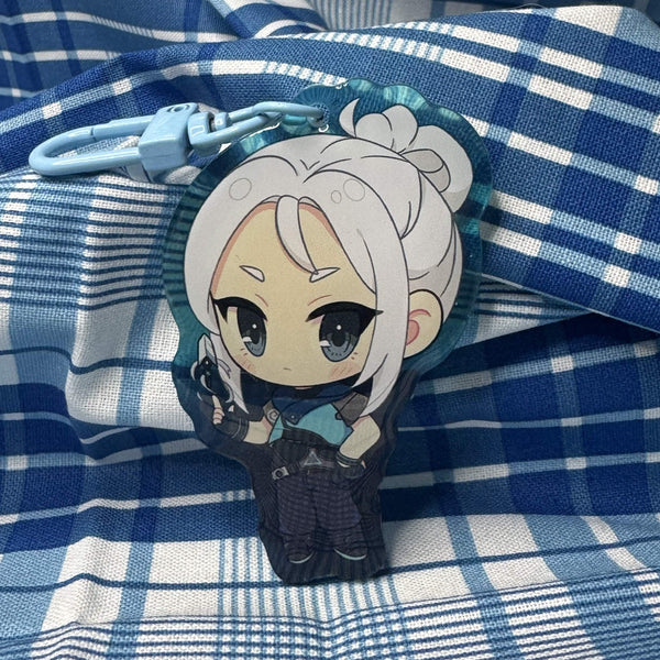 JETT [DUELIST] [VALORANTING] KEYCHAIN
