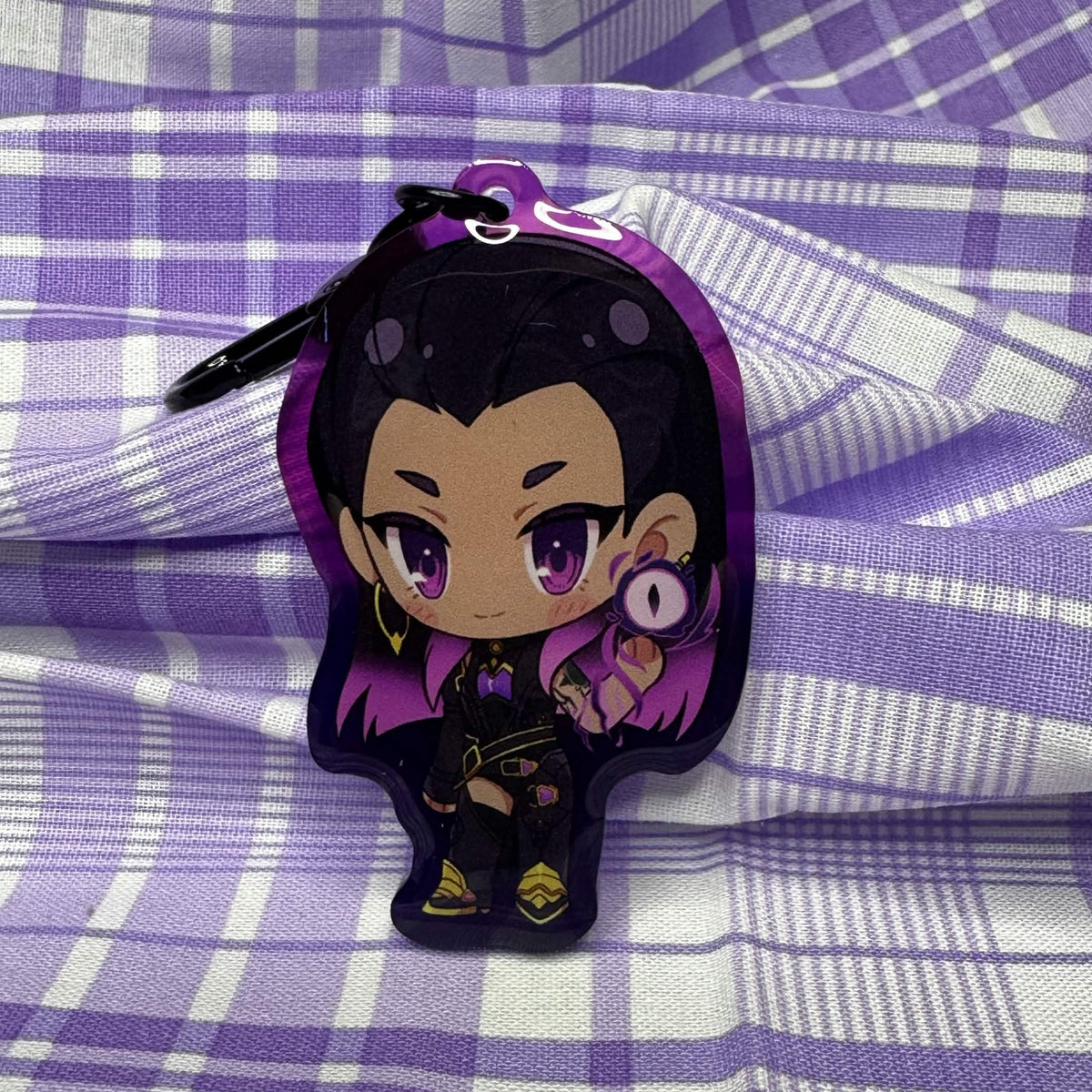 REYNA [DUELIST] [VALORANTING] KEYCHAIN – Fantasy Chibi