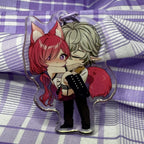 SHIORI & GLITCH [VTUBER] [MINE] KEYCHAIN