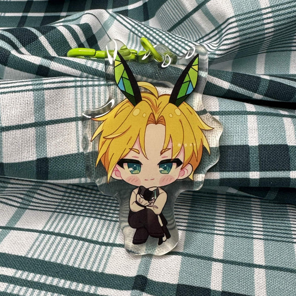 SATAN [BUNNY]  [OBEY ME] KEYCHAIN